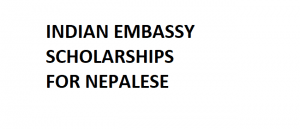 indian embassy scholarships for nepalese