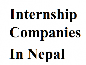 nepal internship