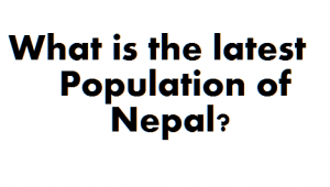 population of nepal