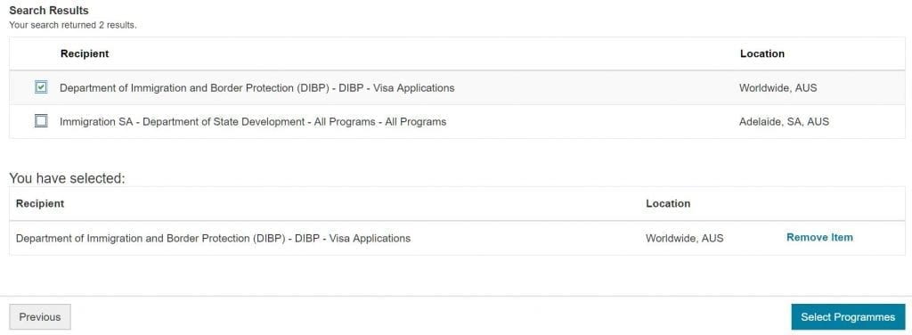 DIBP PTE score