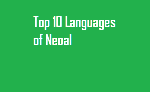 languages of nepal