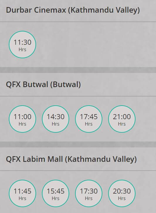 QFX Ticket Booking