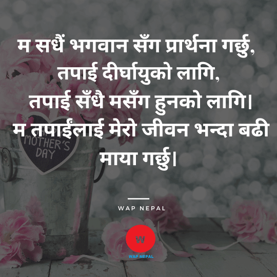 Mother Day status in Nepali