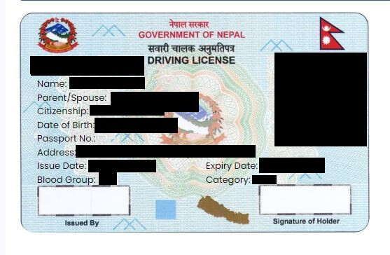 Online Driving License Check Nepal