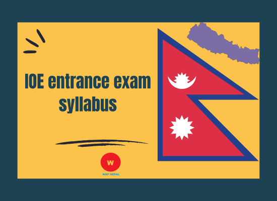 IOE entrance exam syllabus
