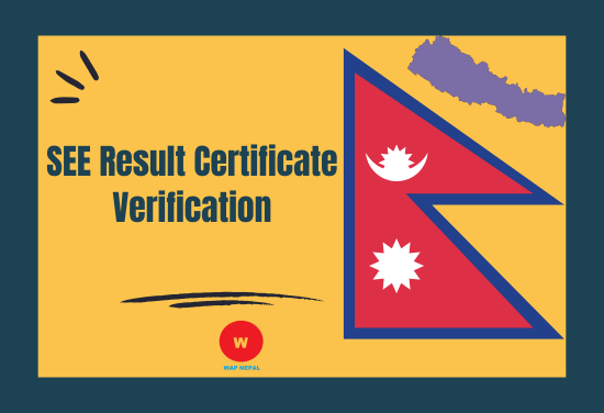 Verify SLC & SEE Certificate Result with Marksheet & Grade sheet