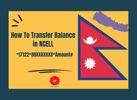 Process of transferring balance in Ncell