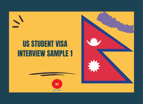 US Student visa interview SAMPLE 1