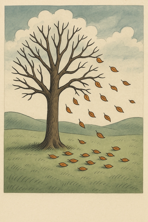 Captionless Image representing tree, bird and cloud